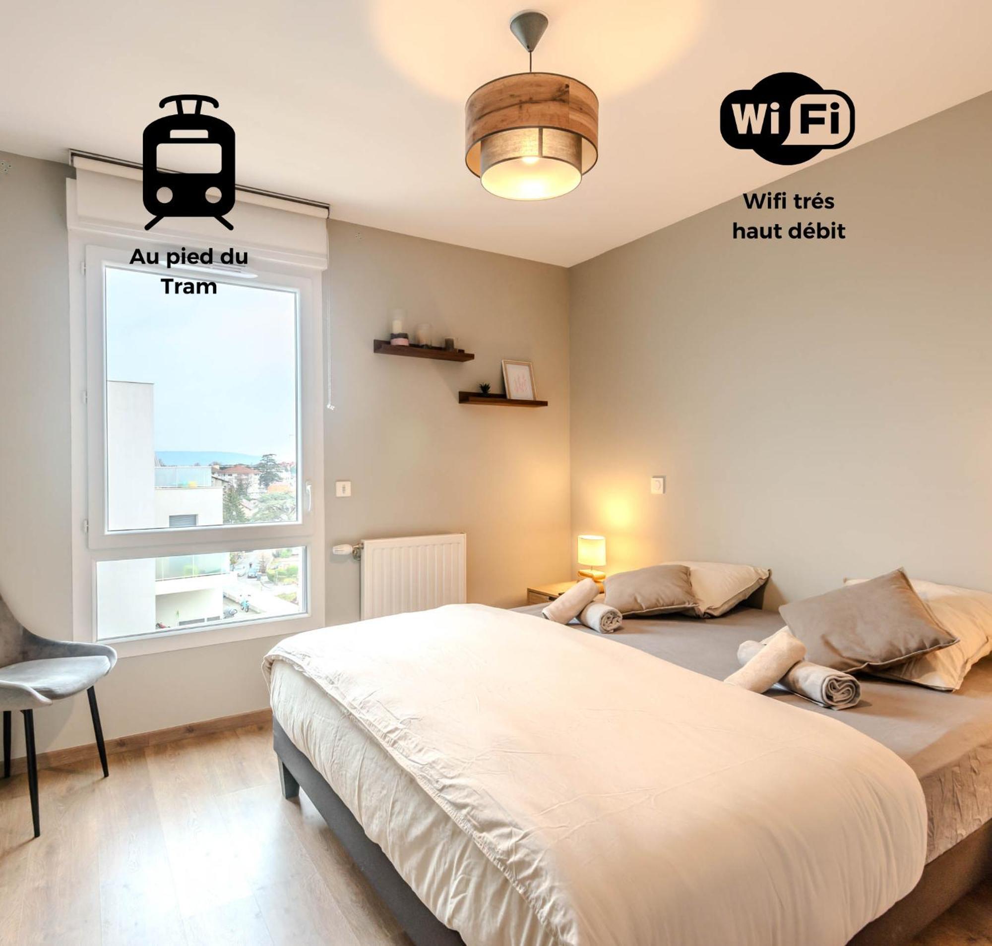 Appart T3 Moderne Ambilly Apartment Exterior photo